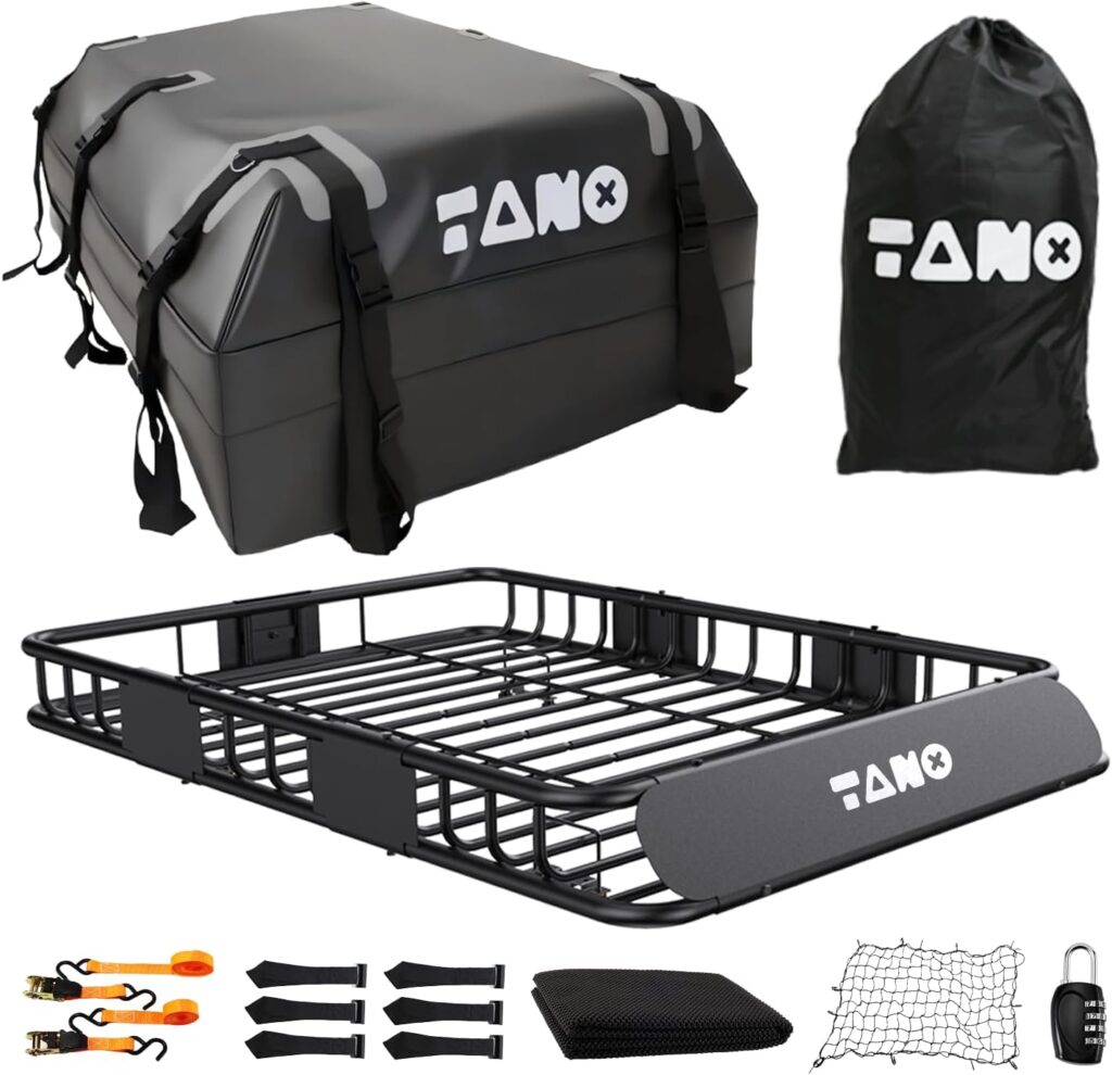 TANX 51" x 36" x 5" Roof Rack Cargo Carrier Basket